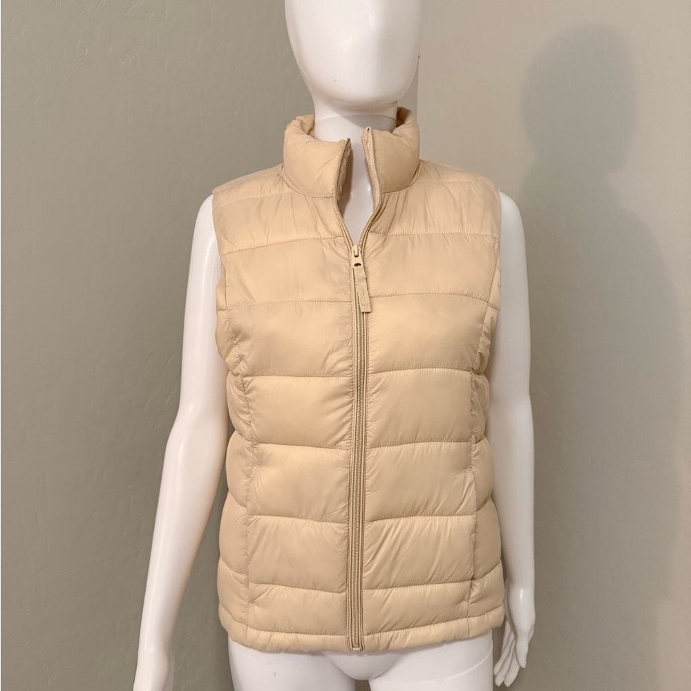 Love Tree Beige Puffer Vest